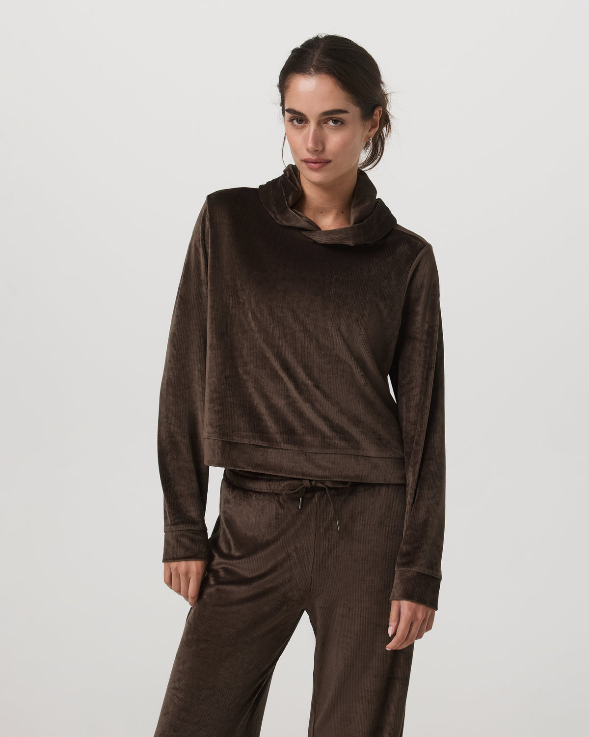 Haven Hoodie Women's Dark Java Hoodie | Vuori for sale