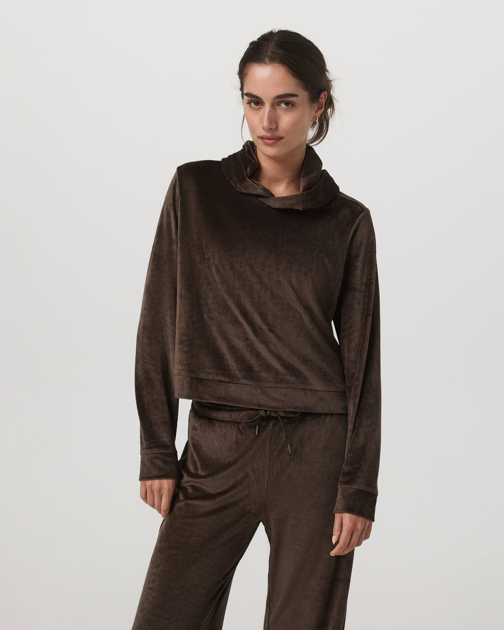 Haven Hoodie Women's Dark Java Hoodie | Vuori for sale