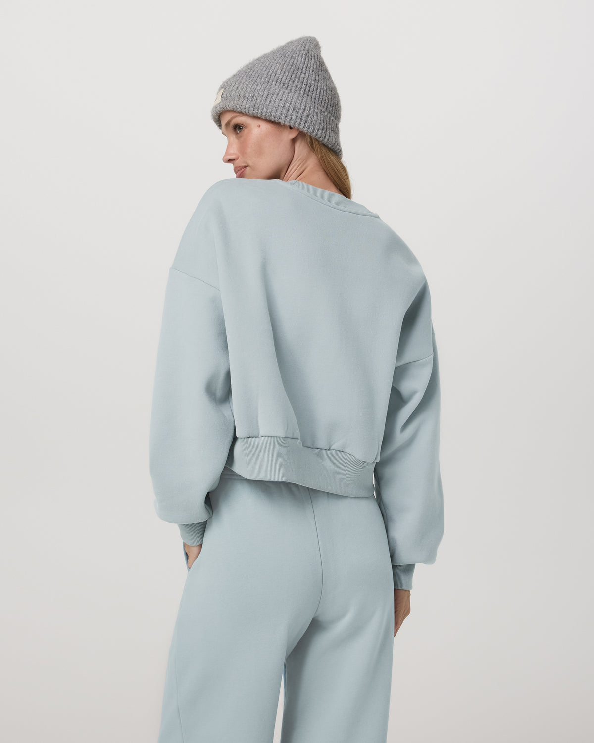 Restore Mini Crew Women's Blue Haze Crewneck | Vuori sale