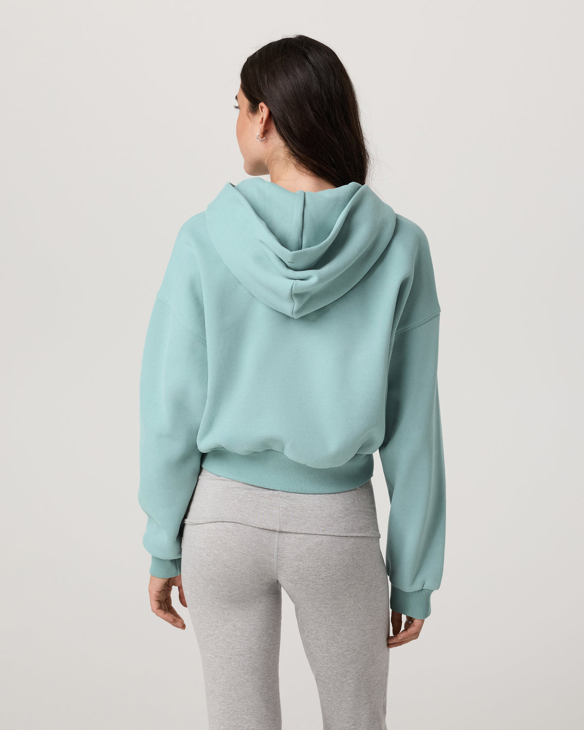Restore Mini Full Zip Hoodie Women's Sea Spray Jacket | Vuori for sale