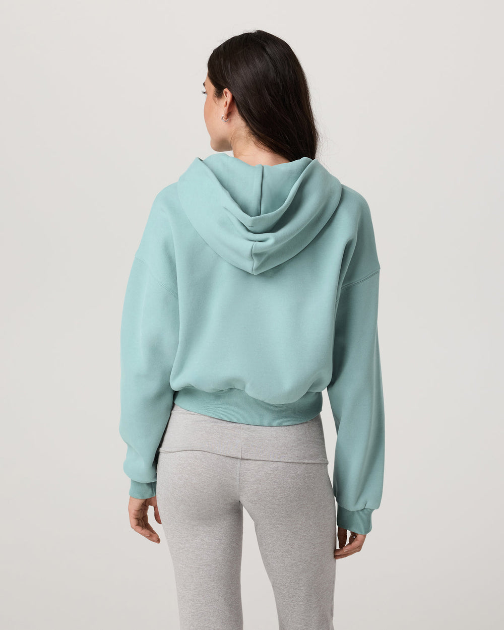 Restore Mini Full Zip Hoodie Women's Sea Spray Jacket | Vuori for sale