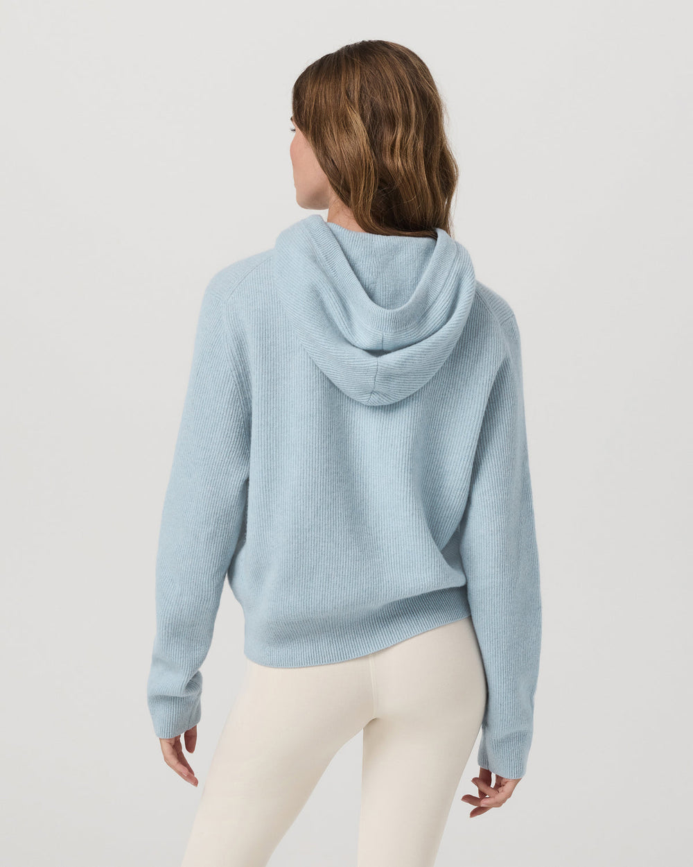 Émilie Cashmere Hoodie Women's Bluebell Zip | Vuori discount