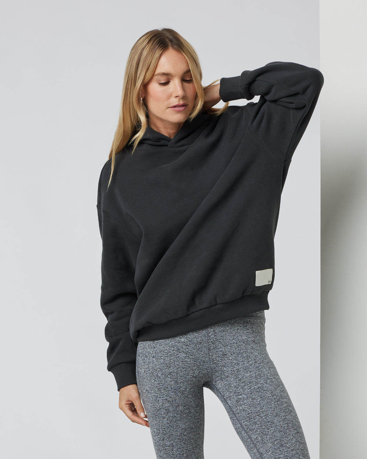 Restore Oversized Hoodie Washed Black | Vuori for sale