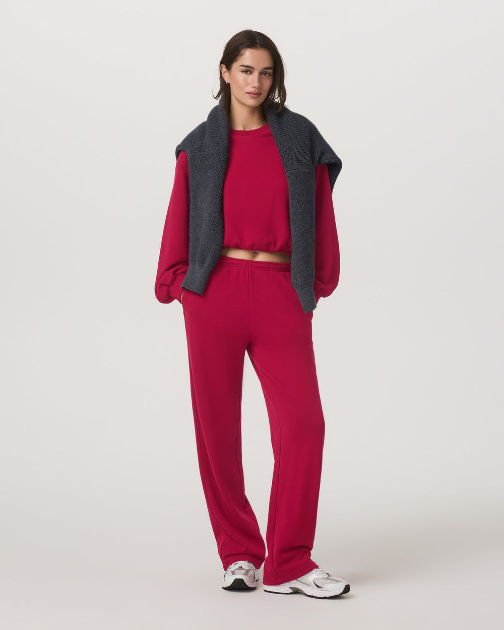 Sedona Bubble Crew Women's Strawberry Pullover Crewneck | Vuori outlet