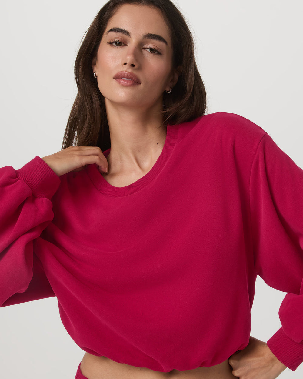 Sedona Bubble Crew Women's Strawberry Pullover Crewneck | Vuori outlet