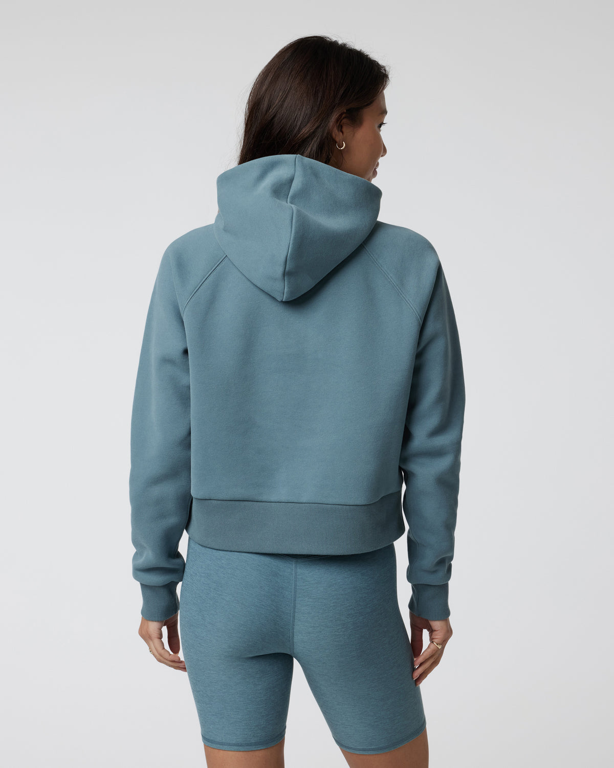 Restore Half Zip Hoodie Women's Smoke Blue Hoodie | Vuori onsale