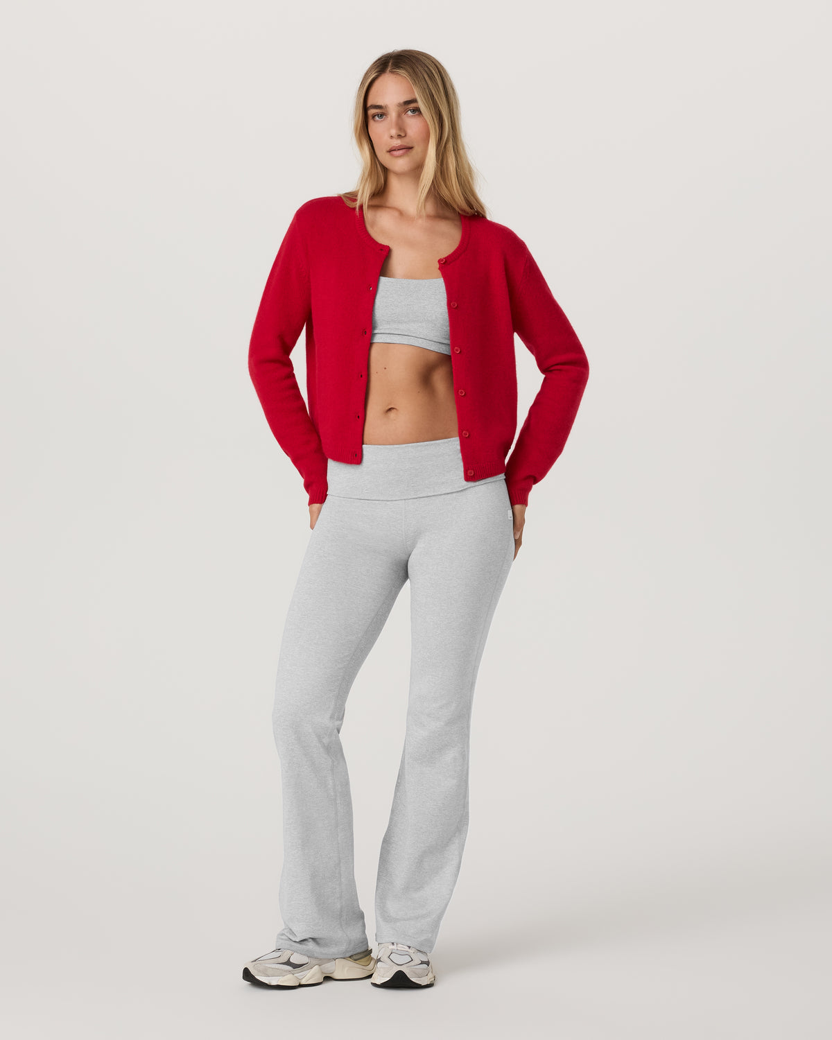 Émilie Cashmere Cardi Women's Cherry Cardi | Vuori outlet