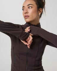 Vuori AllTheForm™ Fitness Jacket Women's French Roast Jacket | Vuori onsale