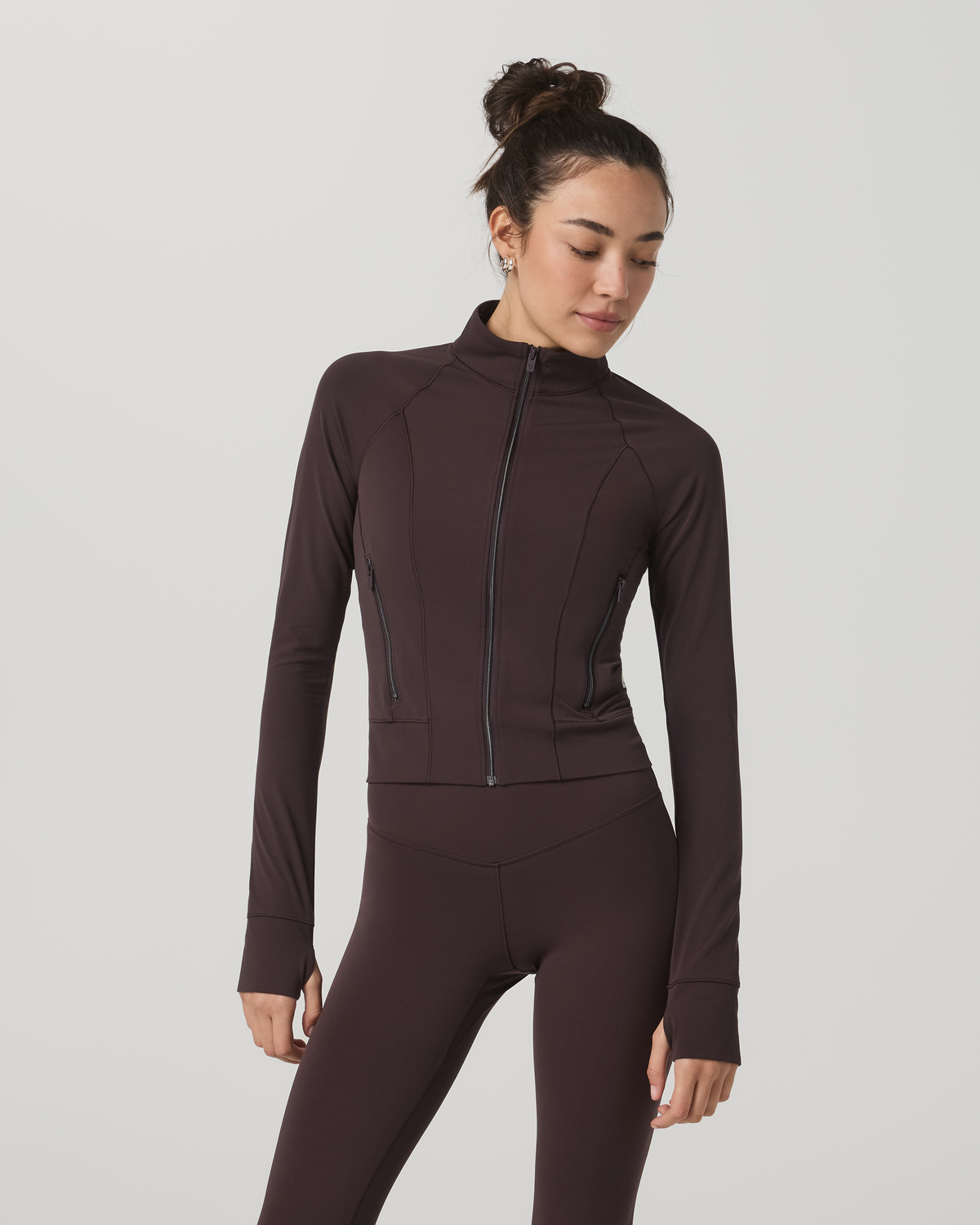 Vuori AllTheForm™ Fitness Jacket Women's French Roast Jacket | Vuori onsale