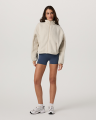 Alpine Jacket Women's Cozy Fleece Jacket in Bone | Vuori for sale