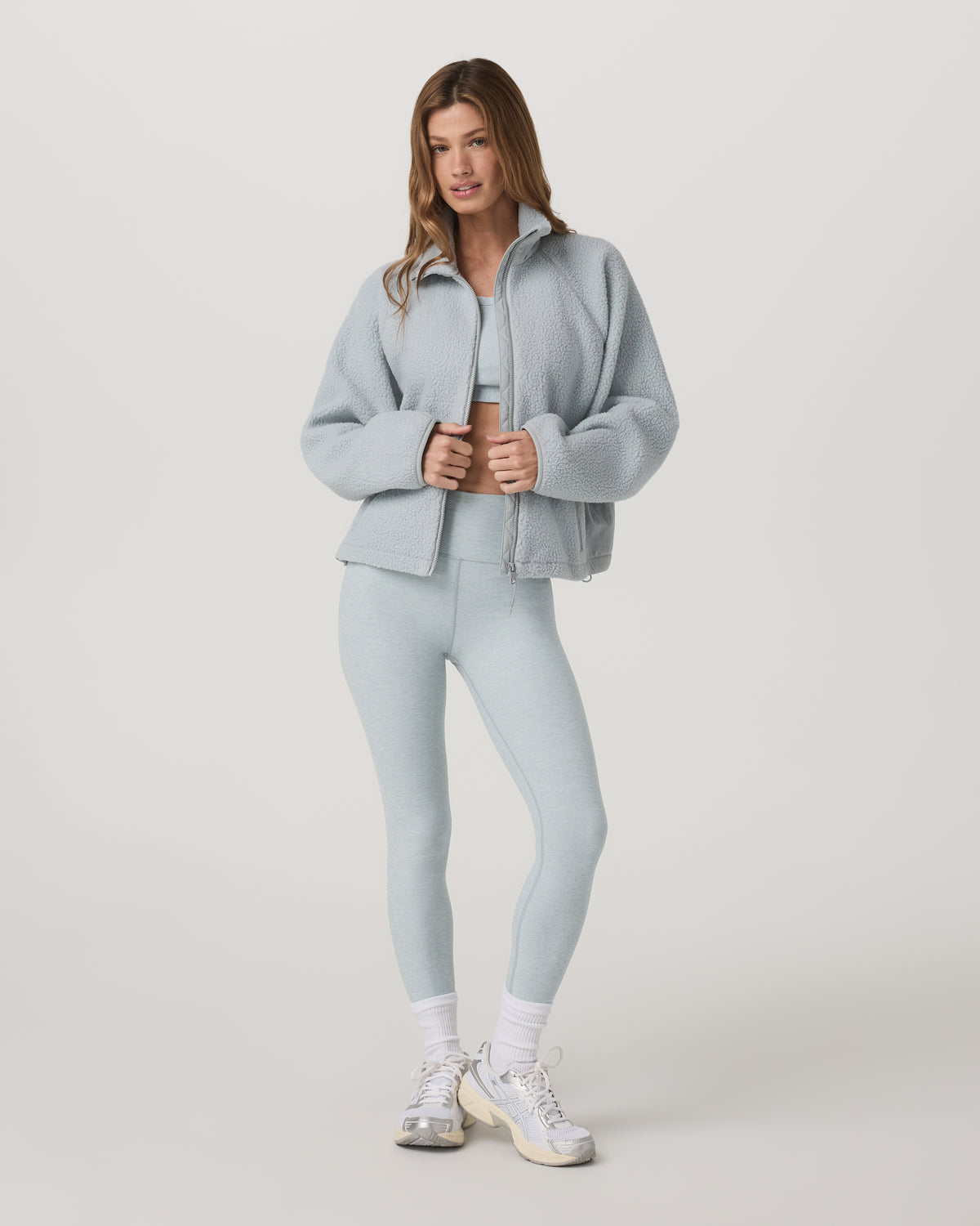 Alpine Jacket Women's Cozy Fleece Jacket in Blue Haze | Vuori online