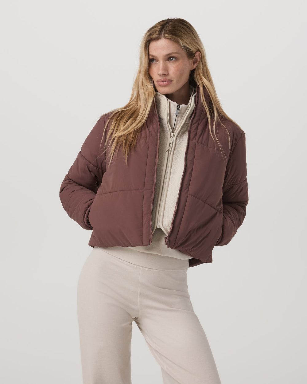 Canyon Insulated Venture Jacket Women's Sable Full-Zip | Vuori discount