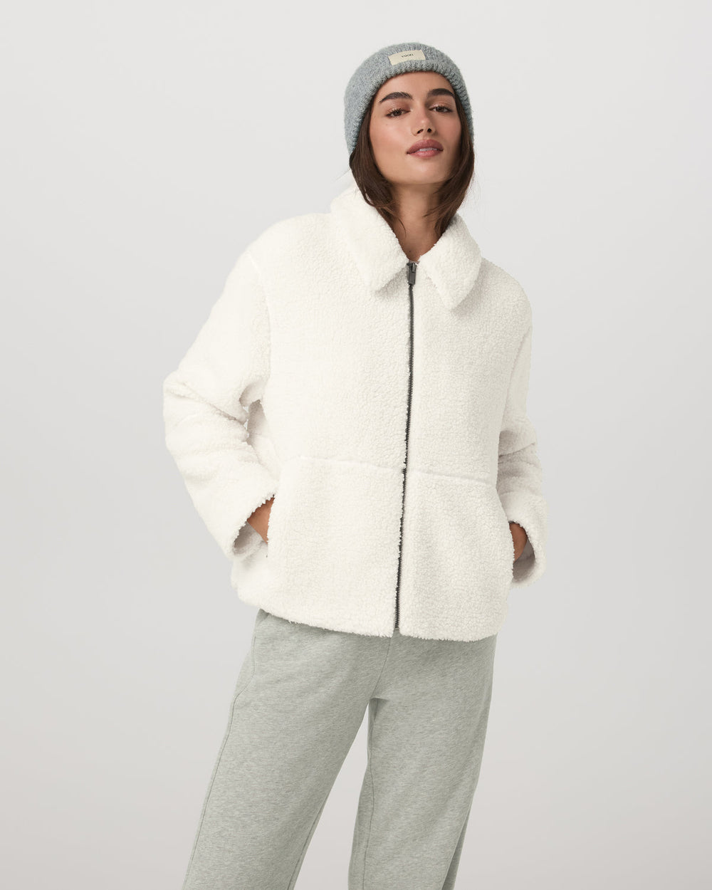 Lou Full Zip Jacket Women's Marshmallow Fleece Jacket | Vuori outlet