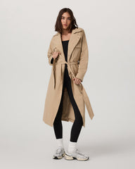 Rhodes Trench Coat Classic Women's Khaki Trench | Vuori onsale