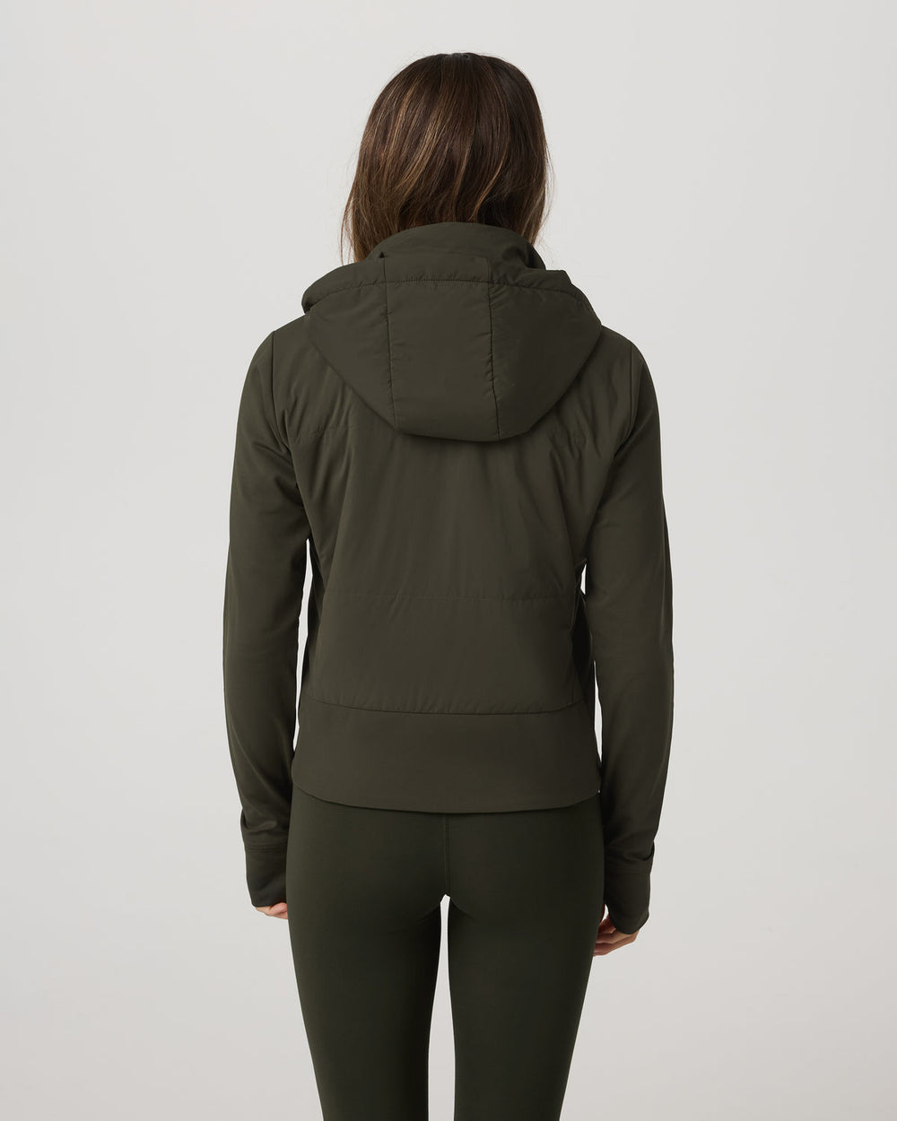 Chilled Out Full Zip Women's Olive Training Jacket | Vuori for sale