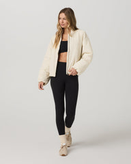 Lund Insulated Jacket Women's Bone Oversized Jacket | Vuori outlet