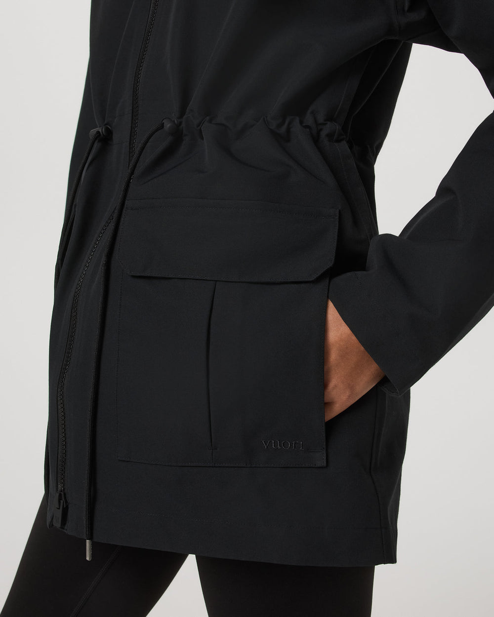 Pfeiffer Rain Jacket Black | Vuori onsale