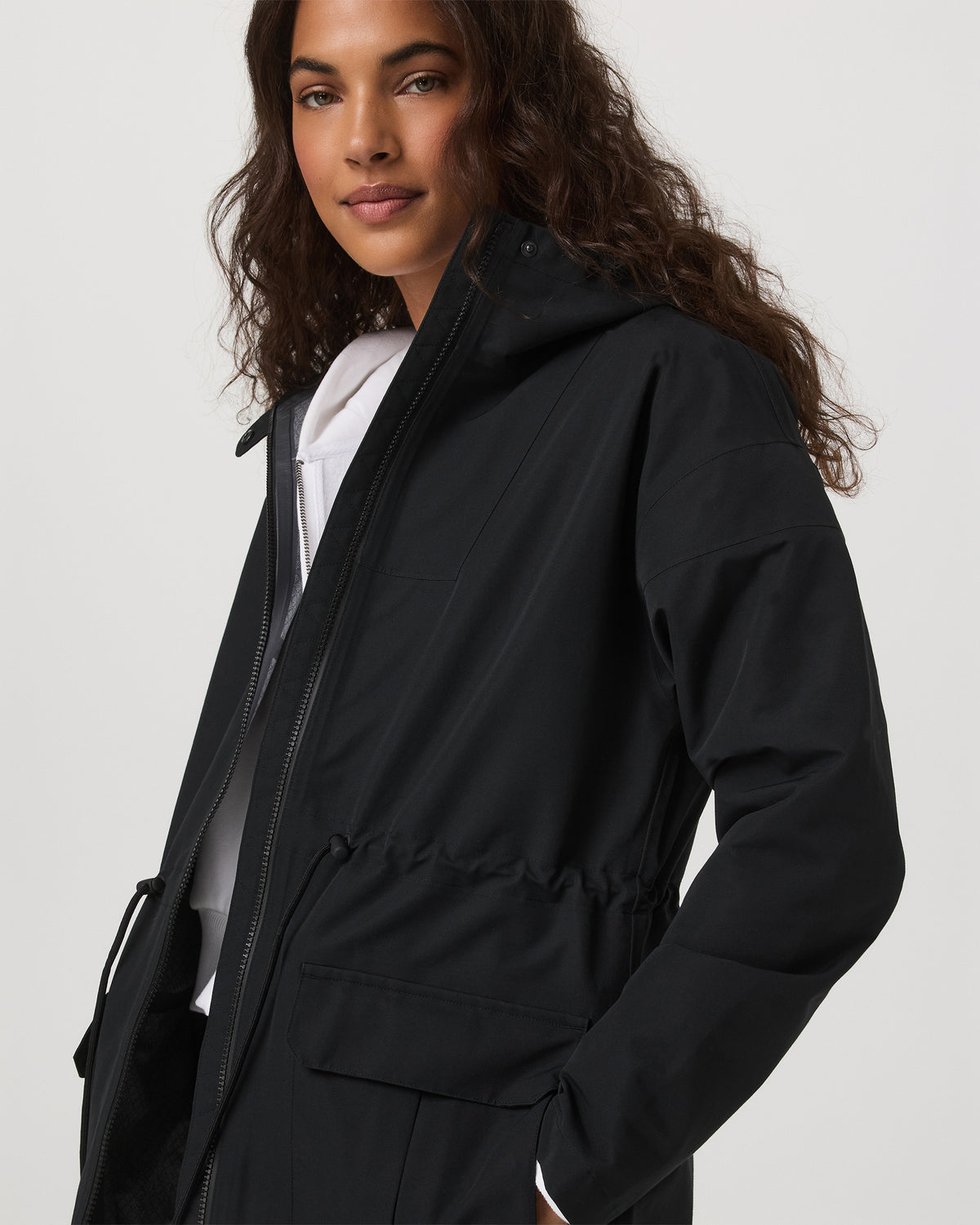 Pfeiffer Rain Jacket Black | Vuori onsale