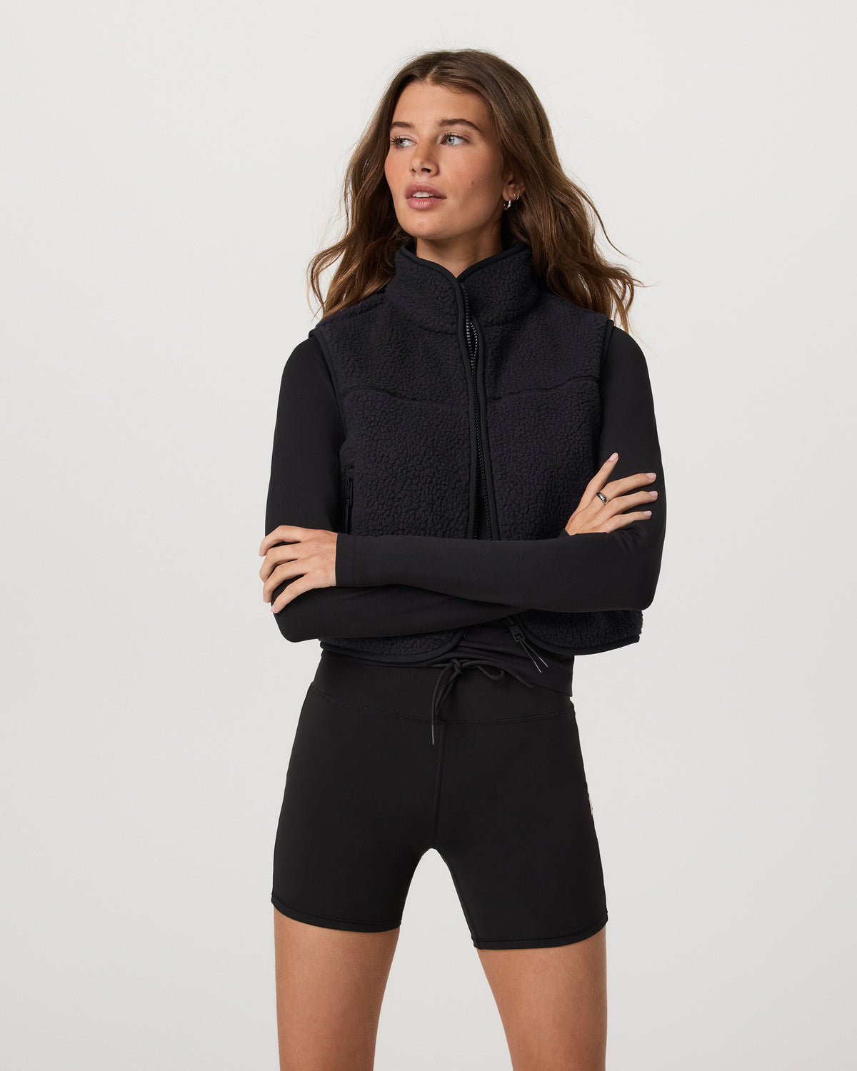 Alpine Vest Women's Black Fleece Vest | Vuori discount