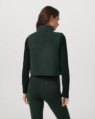 Alpine Vest Women's Evergreen Fleece Vest | Vuori outlet