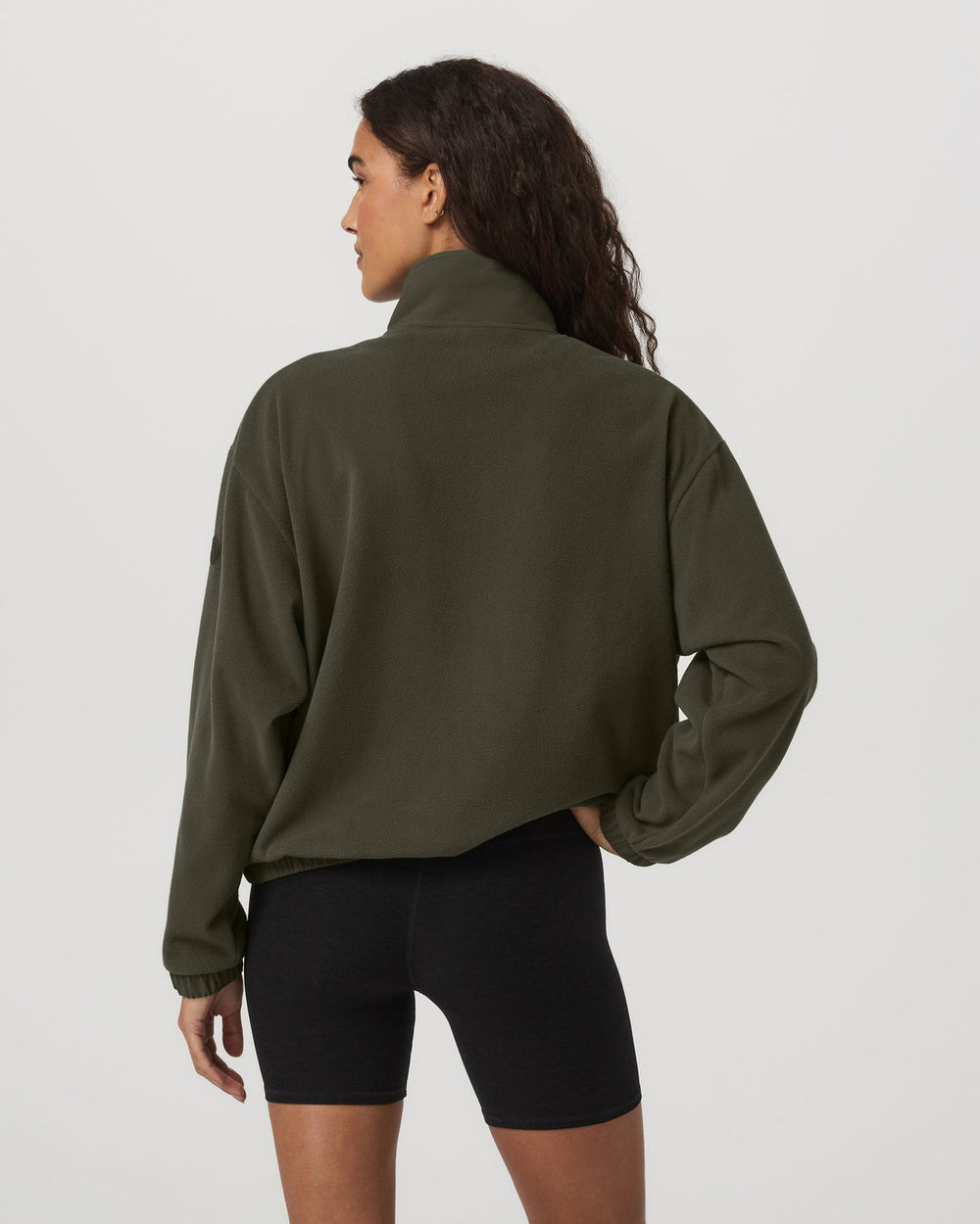 Women's Aspen Half Zip Women's Olive Pullover | Vuori shop