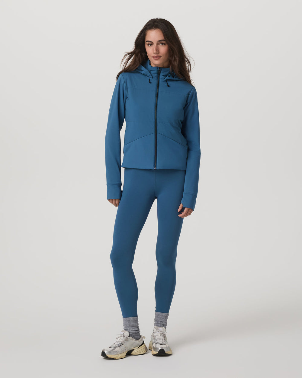 Chilled Out Full Zip Women's Lagoon Training Jacket | Vuori discount