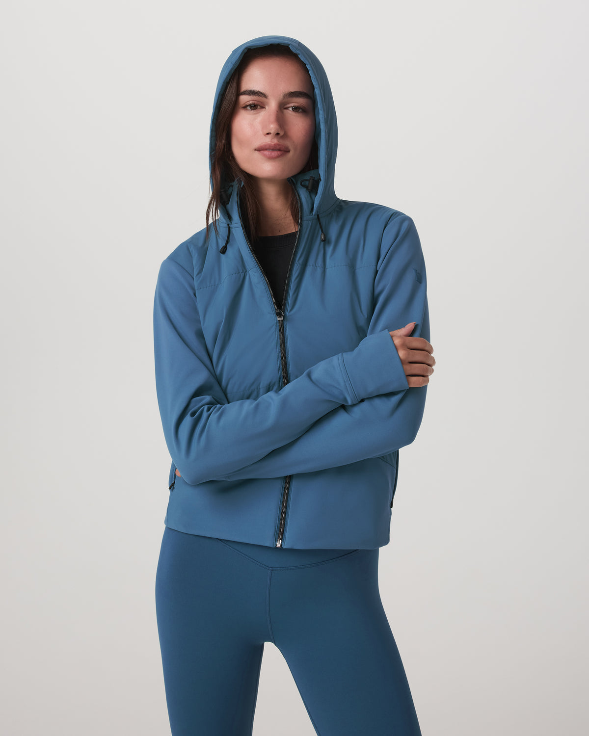 Chilled Out Full Zip Women's Lagoon Training Jacket | Vuori discount