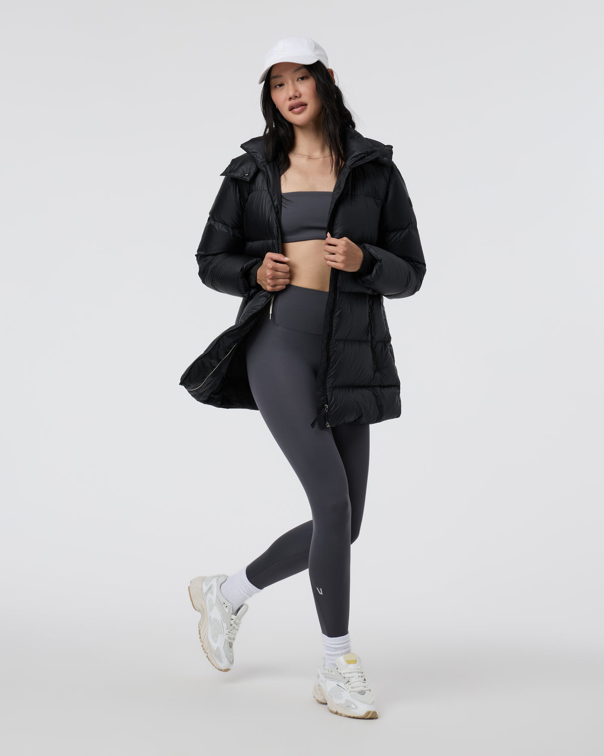 Vail Long Down Jacket Women's Black Jacket | Vuori sale