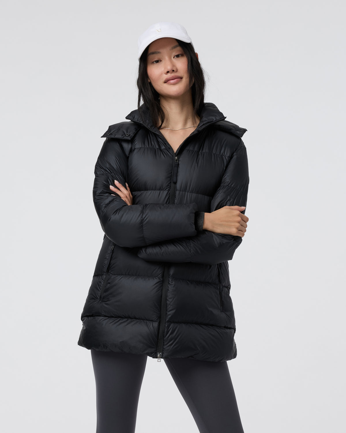 Vail Long Down Jacket Women's Black Jacket | Vuori sale