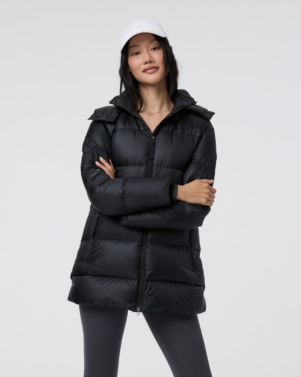 Vail Long Down Jacket Women's Black Jacket | Vuori sale