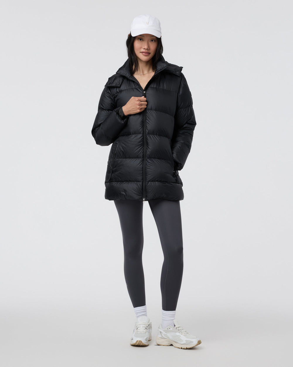 Vail Long Down Jacket Women's Black Jacket | Vuori sale