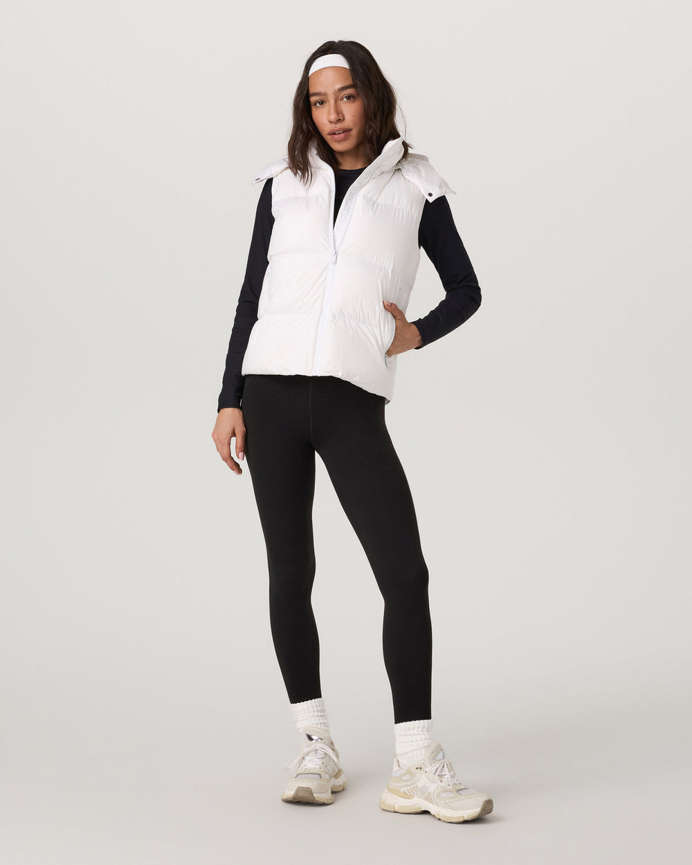 Alta Down Vest Women's White Sleeveless Vest | Vuori outlet