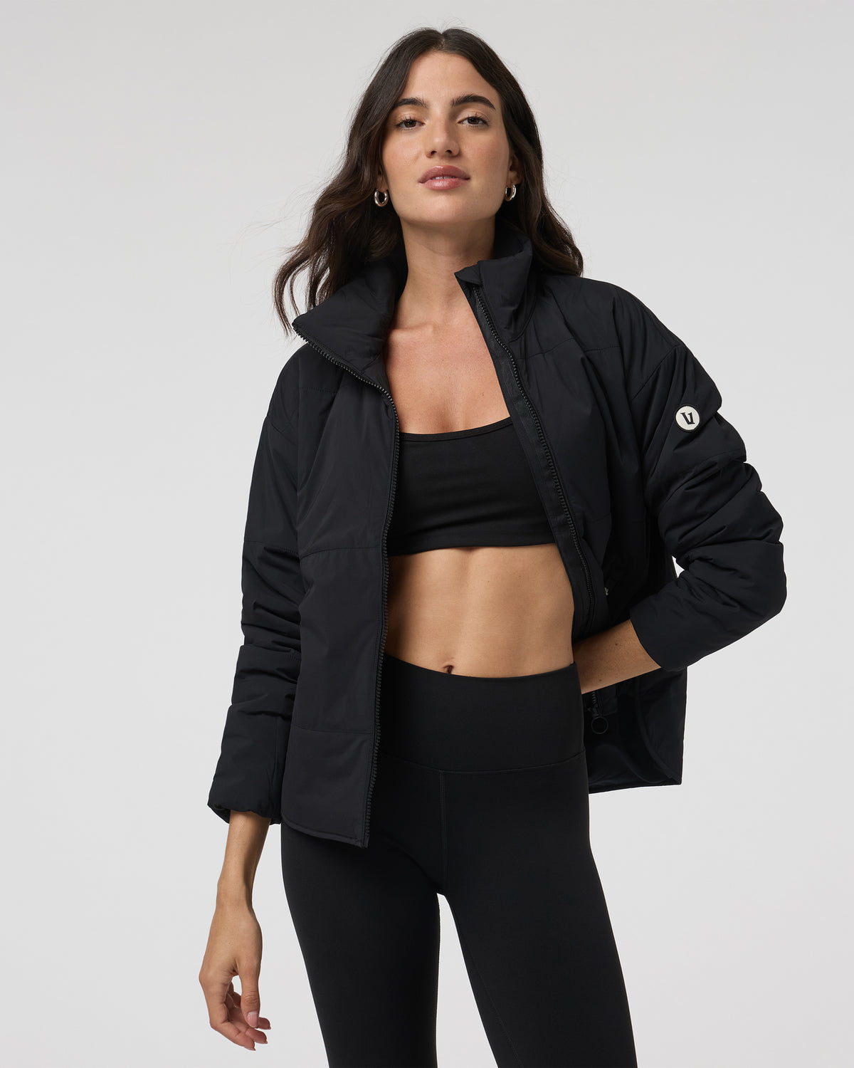 Canyon Insulated Jacket Black Lightweight Jacket | Vuori for sale