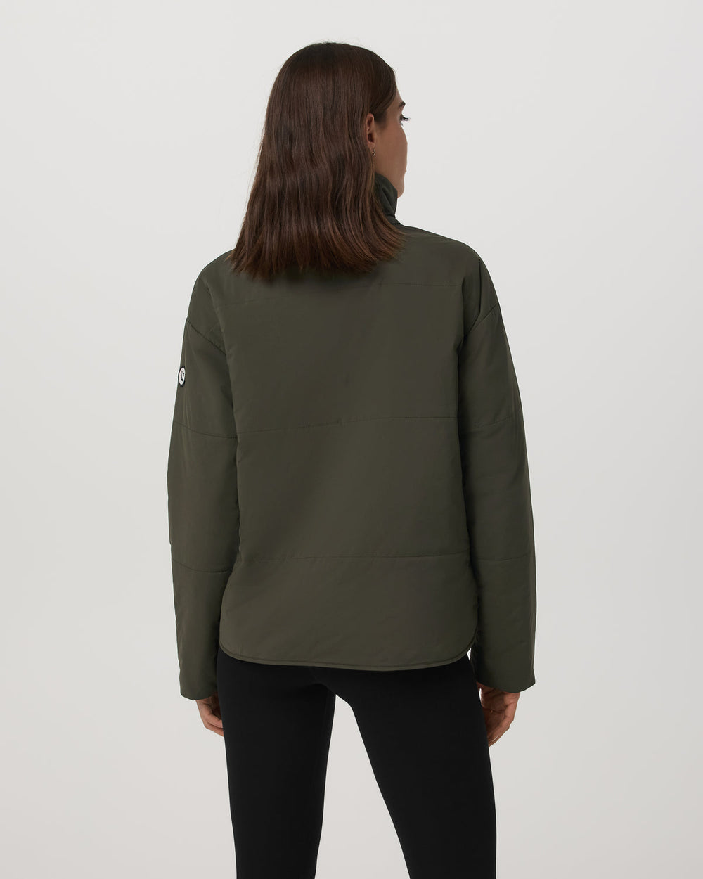 Canyon Insulated Jacket Women's Olive Full-Zip Jacket | Vuori online