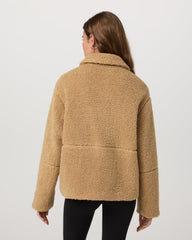 Lou Full Zip Jacket Women's Butterscotch Fleece Jacket | Vuori outlet