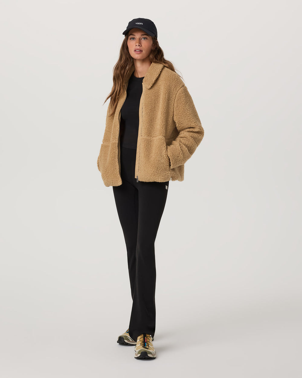 Lou Full Zip Jacket Women's Butterscotch Fleece Jacket | Vuori outlet