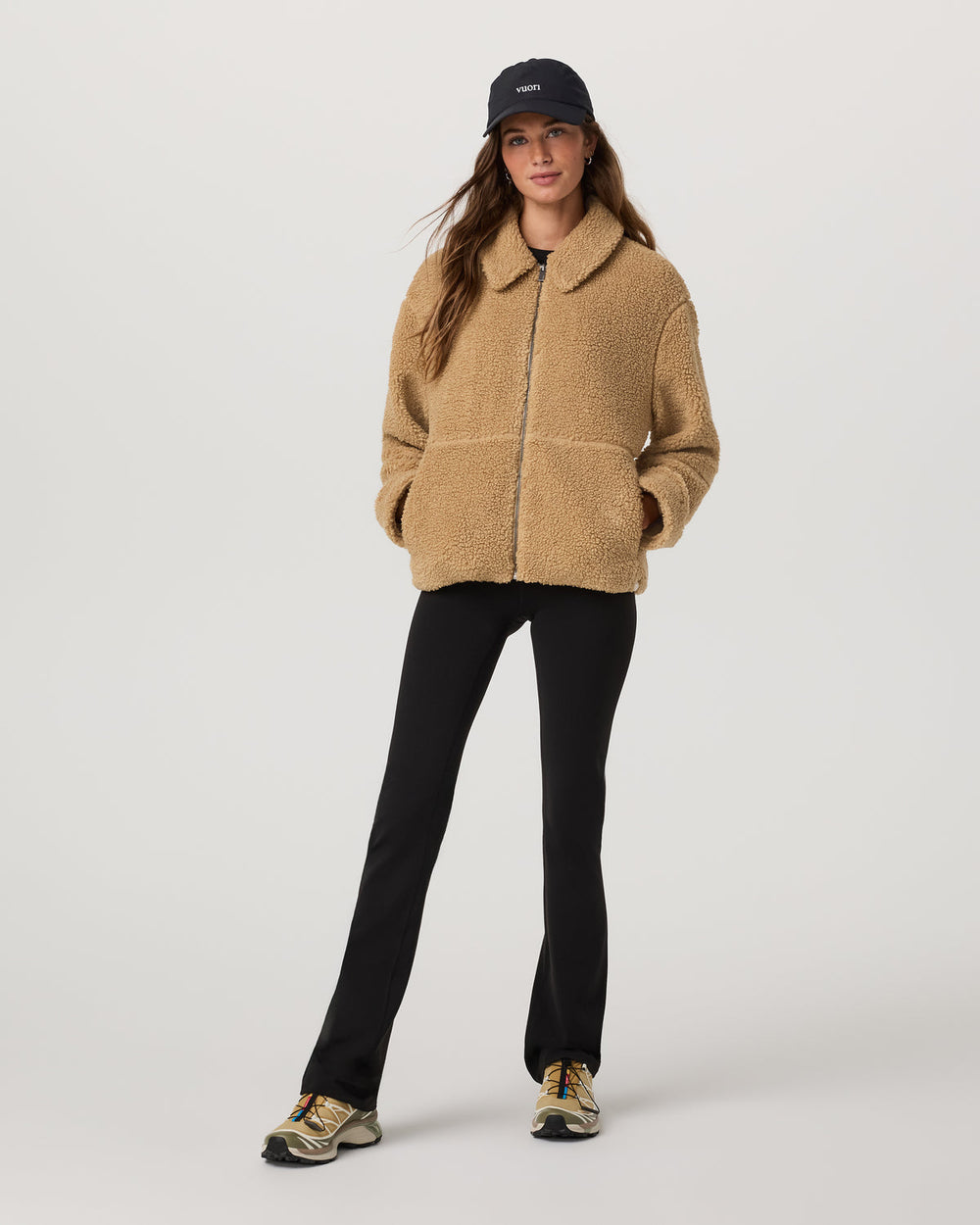 Lou Full Zip Jacket Women's Butterscotch Fleece Jacket | Vuori outlet
