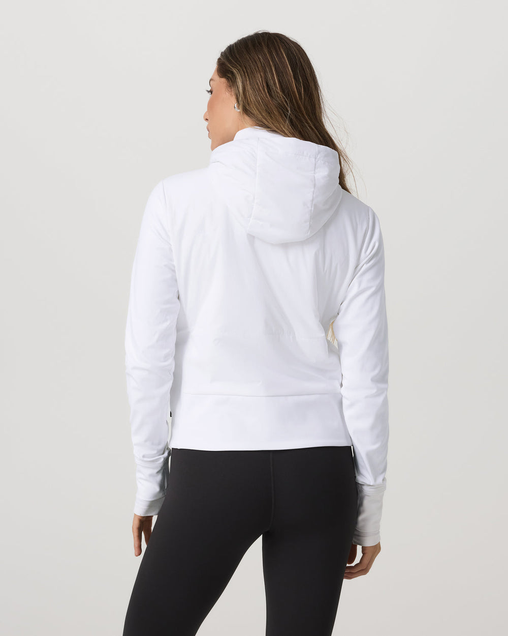 Chilled Out Full Zip Women's White Training Jacket | Vuori onsale
