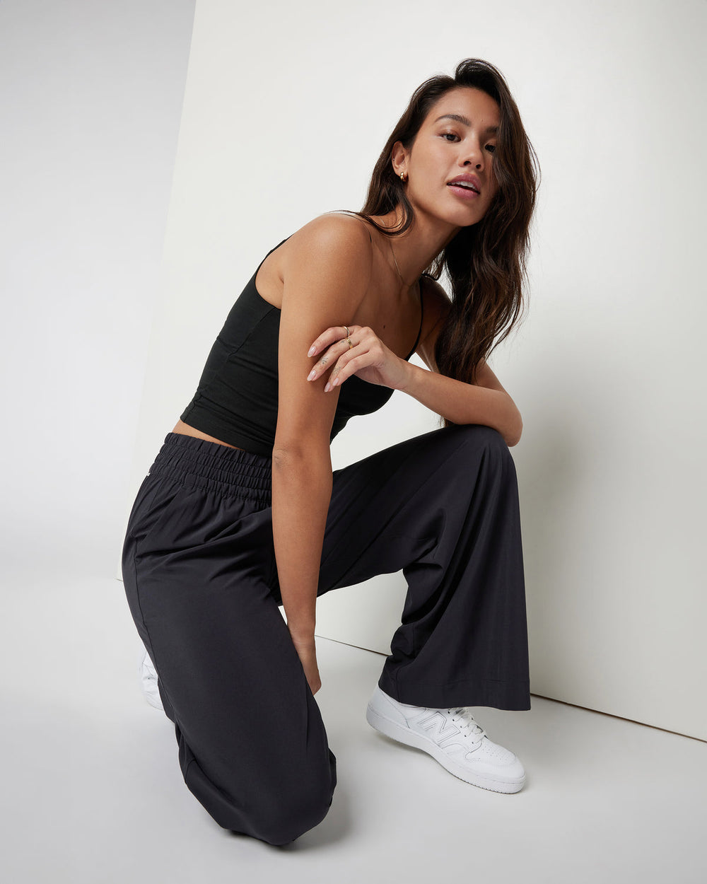 Villa Wideleg - Short Black Wide Leg Pants | Vuori discount