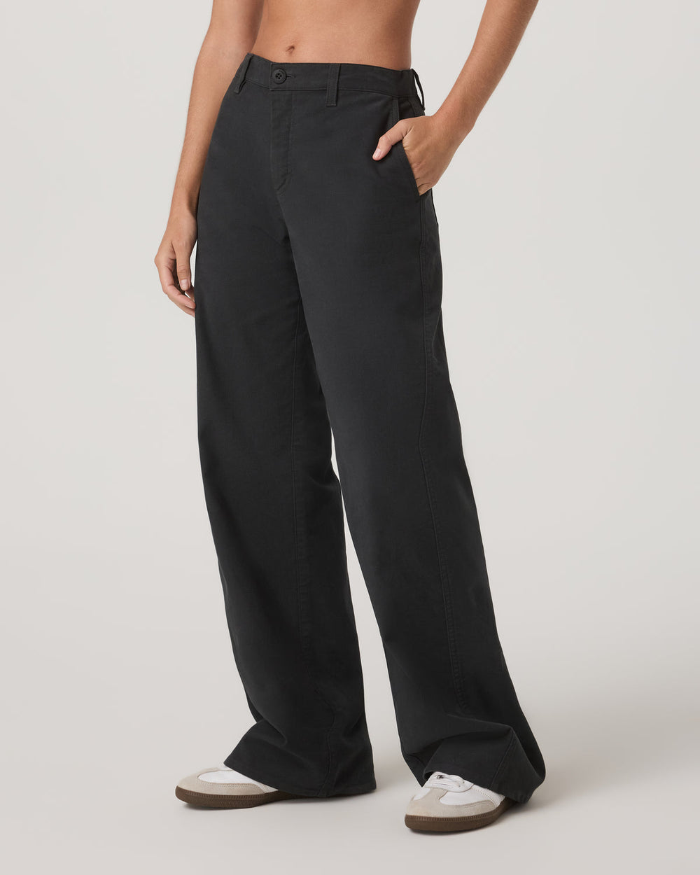 Telluride Twill Pant Women's Washed Black Pants | Vuori sale