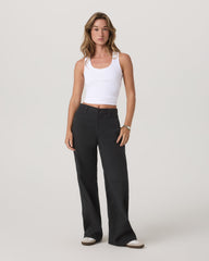 Telluride Twill Pant Women's Washed Black Pants | Vuori sale