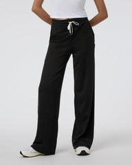 Halo Essential Wideleg - Long Black Heather | Vuori online