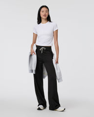 Halo Essential Wideleg - Long Black Heather | Vuori online