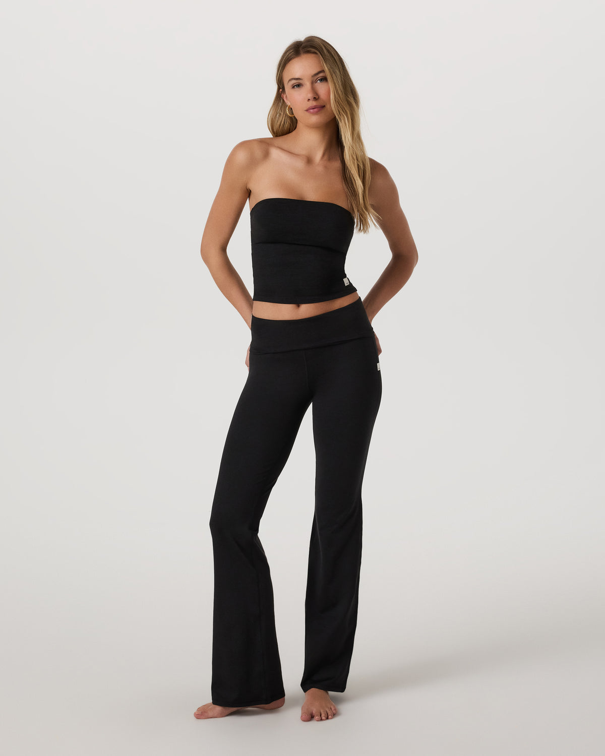 Halo Foldover Pant Black Heather | Vuori outlet