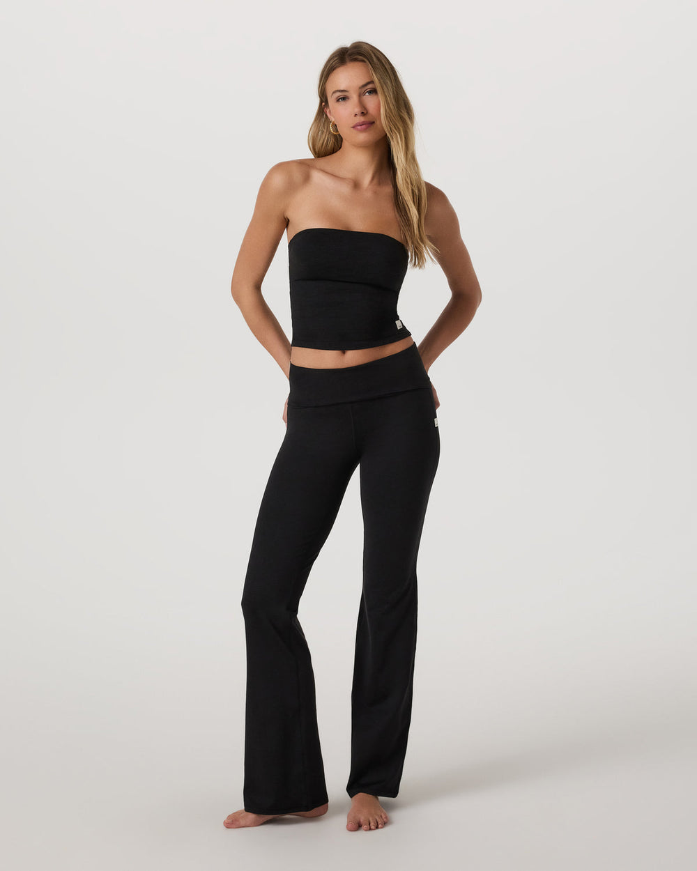 Halo Foldover Pant Black Heather | Vuori outlet