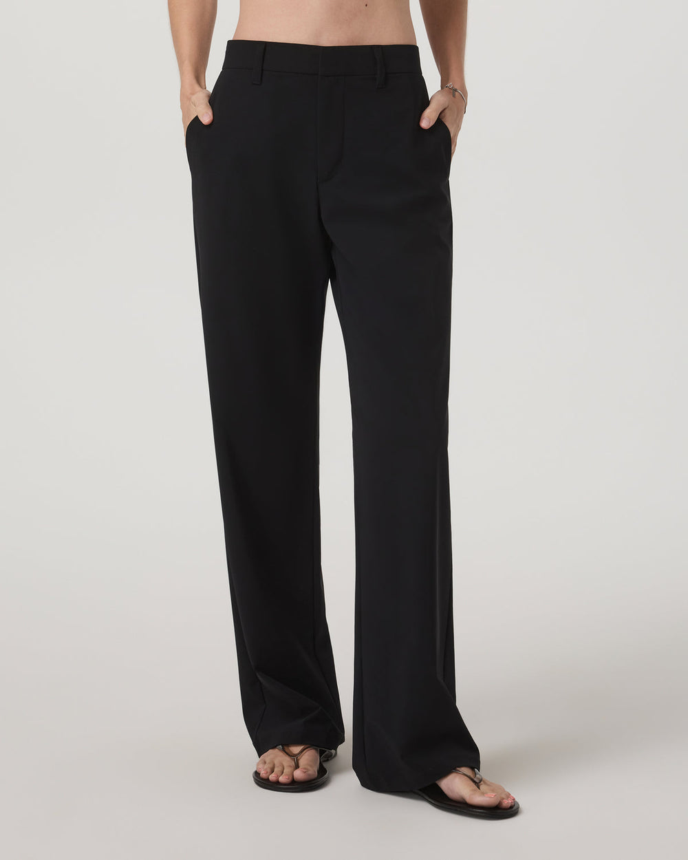 Miles Trouser Women's Black Straight Leg Pants | Vuori shop