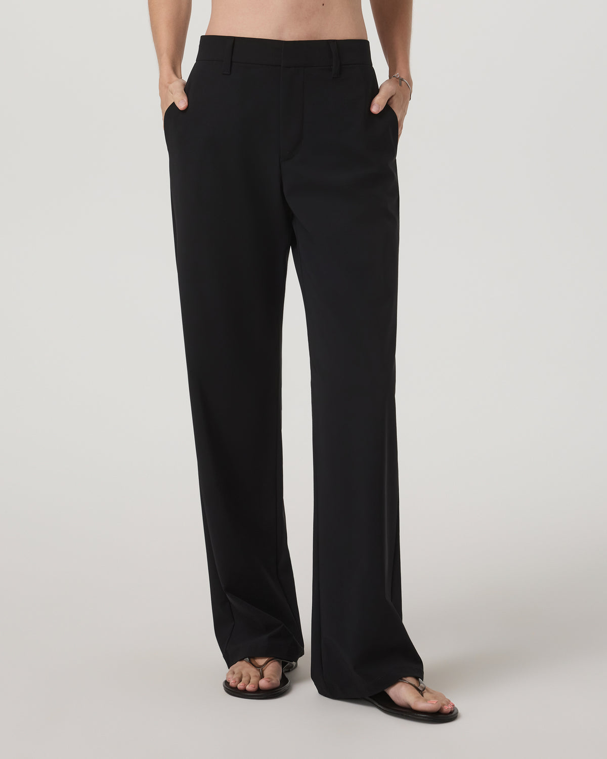 Miles Trouser Women's Black Straight Leg Pants | Vuori shop