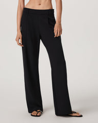 Maven Wideleg Pant Women's Black Lounge Pants | Vuori onsale