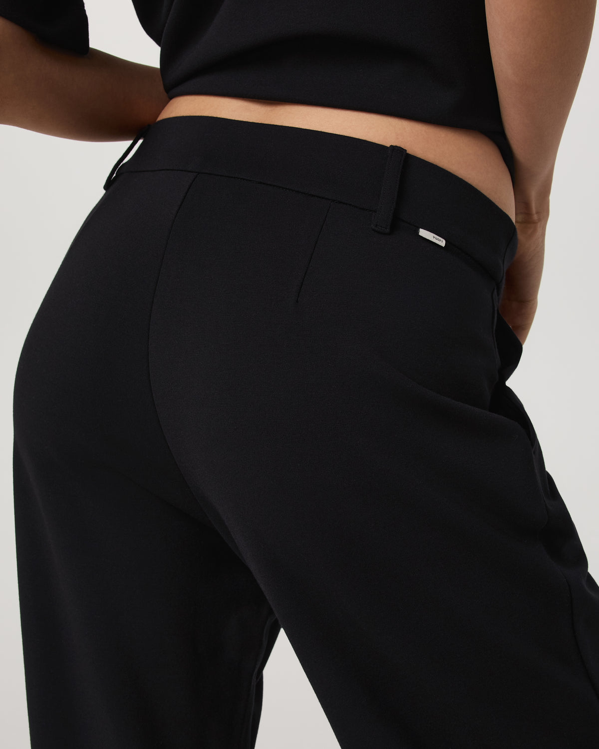 Maven Wideleg Pant Women's Black Lounge Pants | Vuori onsale