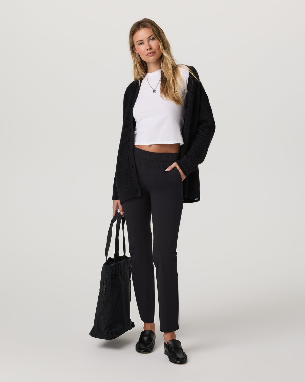 Miles Ankle Pant - Long Women's Black Performance Pants | Vuori discount